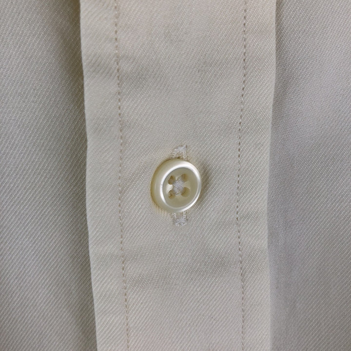 Ralph Lauren POLO by Ralph Lauren WHITFIELD long-sleeved cotton shirt, men's size XL cotton unbleached Vintage Second Hand