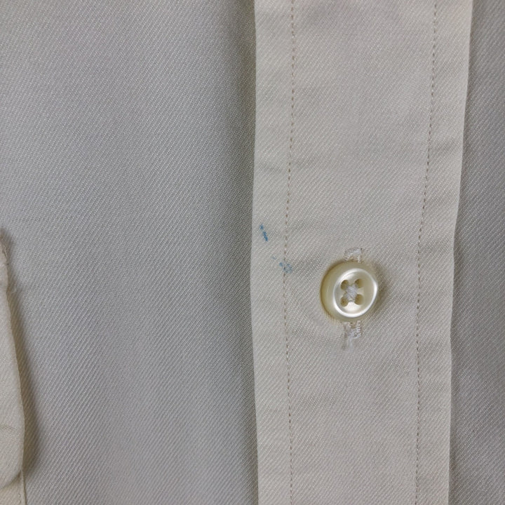 Ralph Lauren POLO by Ralph Lauren WHITFIELD long-sleeved cotton shirt, men's size XL cotton unbleached Vintage Second Hand