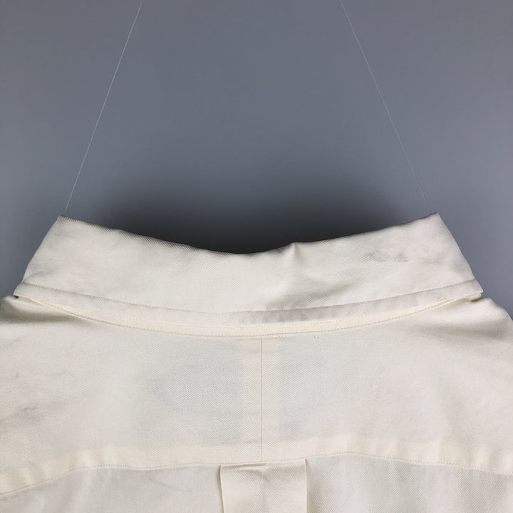 Ralph Lauren POLO by Ralph Lauren WHITFIELD long-sleeved cotton shirt, men's size XL cotton unbleached Vintage Second Hand