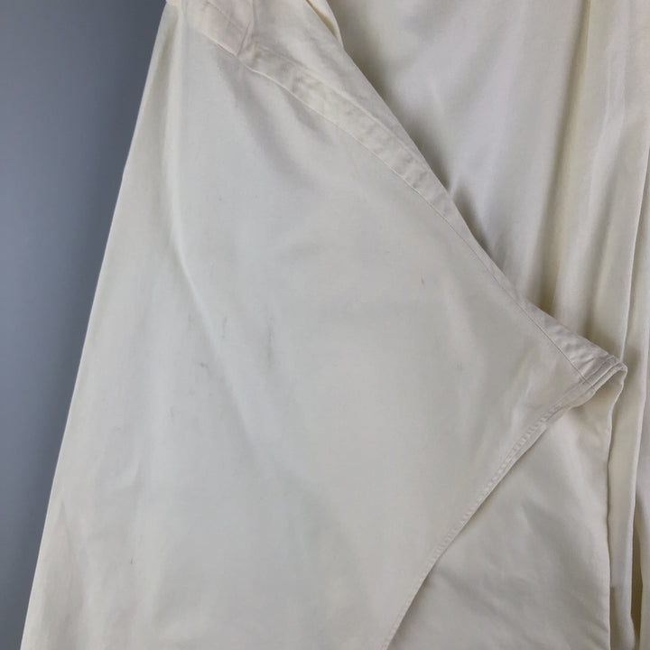 Ralph Lauren POLO by Ralph Lauren WHITFIELD long-sleeved cotton shirt, men's size XL cotton unbleached Vintage Second Hand