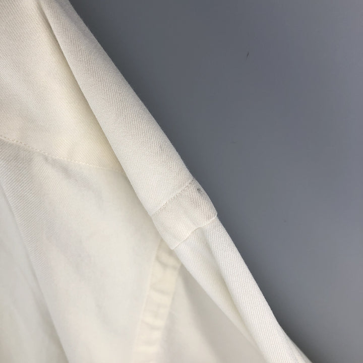 Ralph Lauren POLO by Ralph Lauren WHITFIELD long-sleeved cotton shirt, men's size XL cotton unbleached Vintage Second Hand