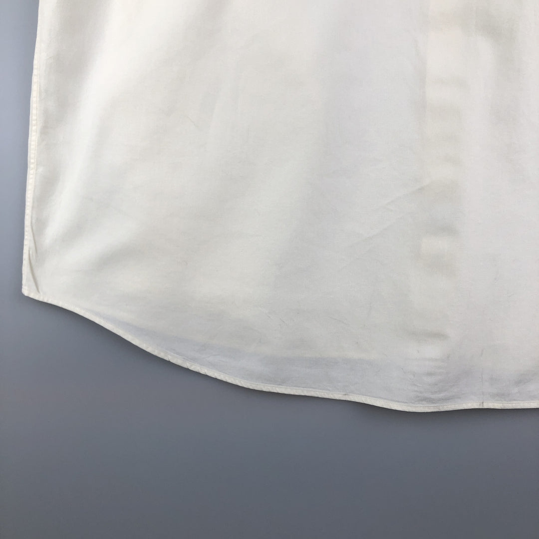 Ralph Lauren POLO by Ralph Lauren WHITFIELD long-sleeved cotton shirt, men's size XL cotton unbleached Vintage Second Hand