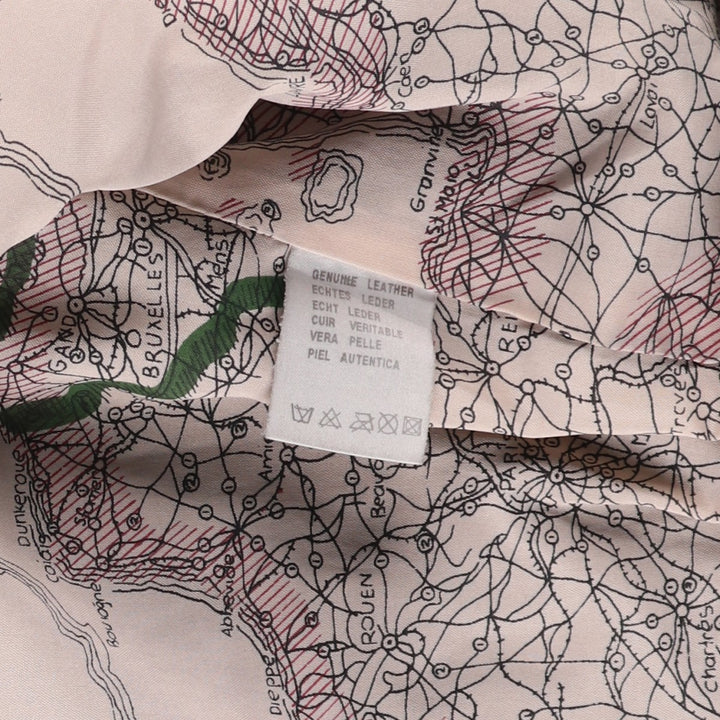 ROYAL FAKS Leather Blouson Men's Size L genuine leather black type Vintage Second Hand