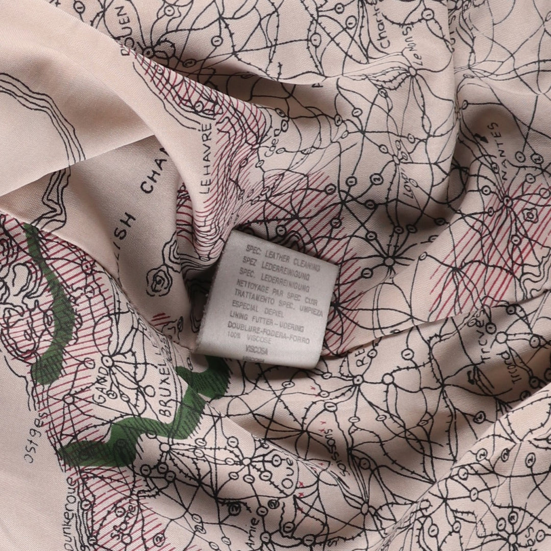 ROYAL FAKS Leather Blouson Men's Size L genuine leather black type Vintage Second Hand