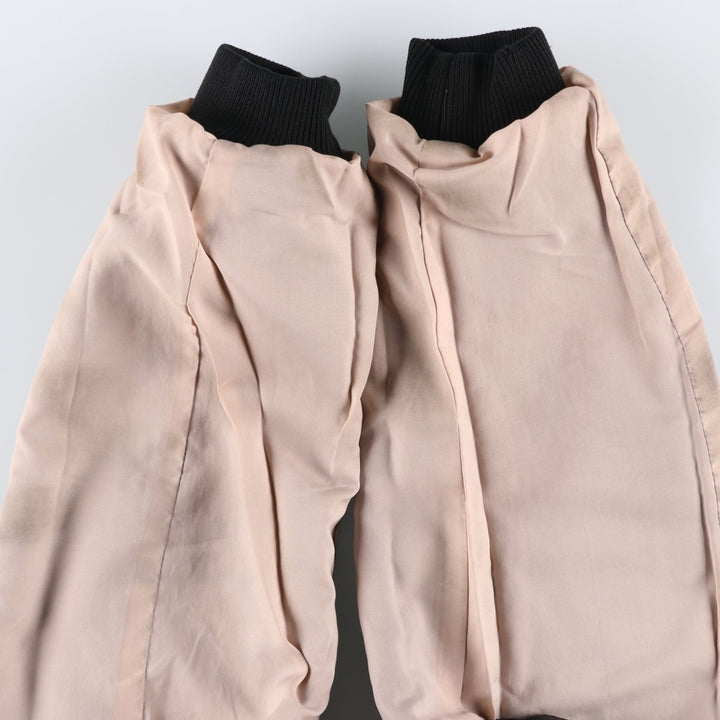 ROYAL FAKS Leather Blouson Men's Size L genuine leather black type Vintage Second Hand