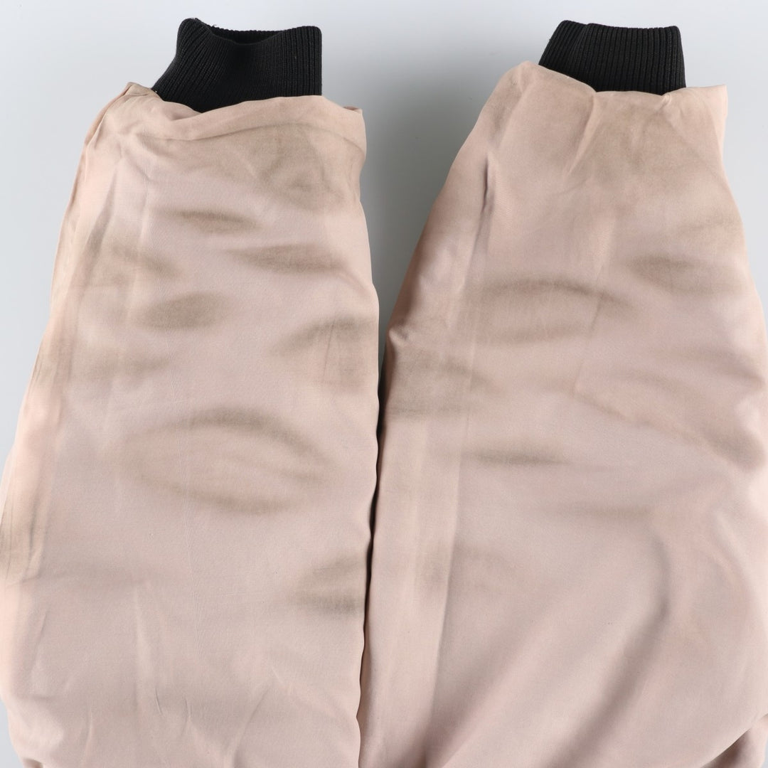 ROYAL FAKS Leather Blouson Men's Size L genuine leather black type Vintage Second Hand