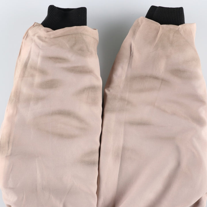 ROYAL FAKS Leather Blouson Men's Size L genuine leather black type Vintage Second Hand