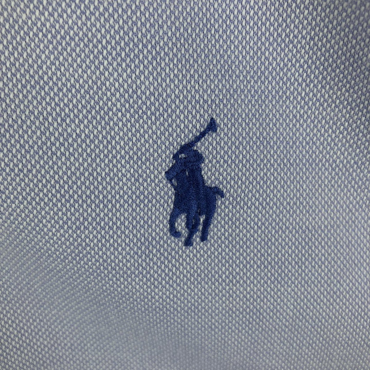 Ralph Lauren YARMOUTH long sleeve button down shirt, men's size L cotton Blue type light blue Vintage Second Hand