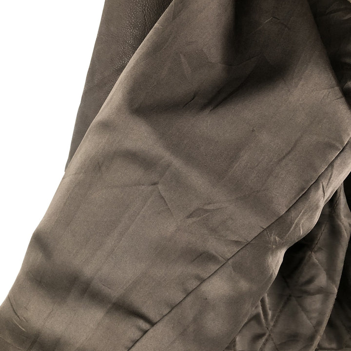MIRAGE Vintage Leather Blouson, Men's Size L genuine leather brown type Vintage Second Hand