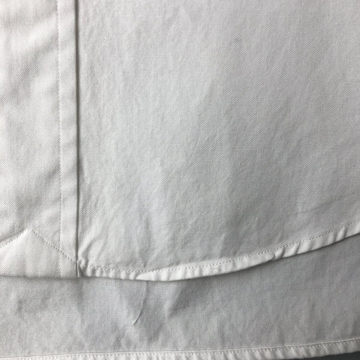 Ralph Lauren YARMOUTH long sleeve button down shirt, men's size L cotton white type Vintage Second Hand