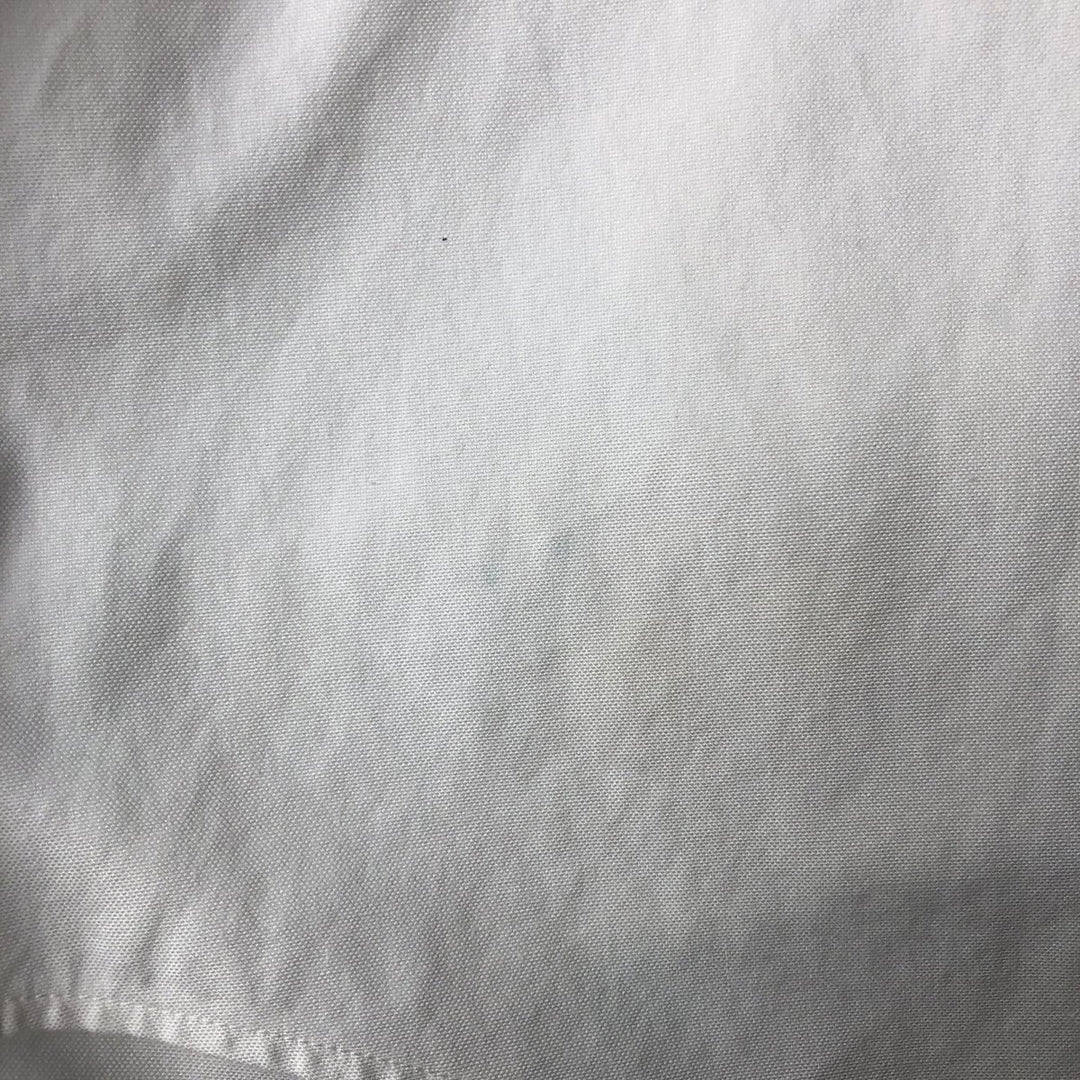 Ralph Lauren YARMOUTH long sleeve button down shirt, men's size L cotton white type Vintage Second Hand