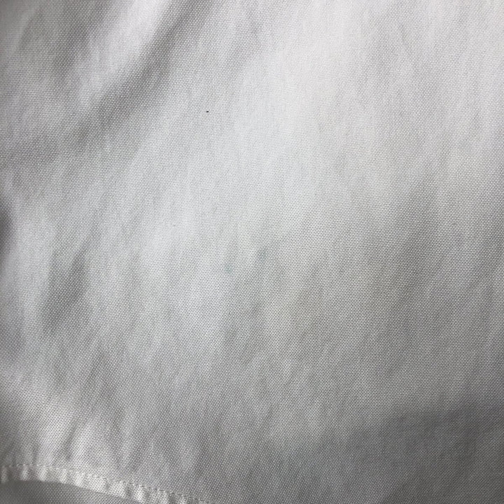 Ralph Lauren YARMOUTH long sleeve button down shirt, men's size L cotton white type Vintage Second Hand