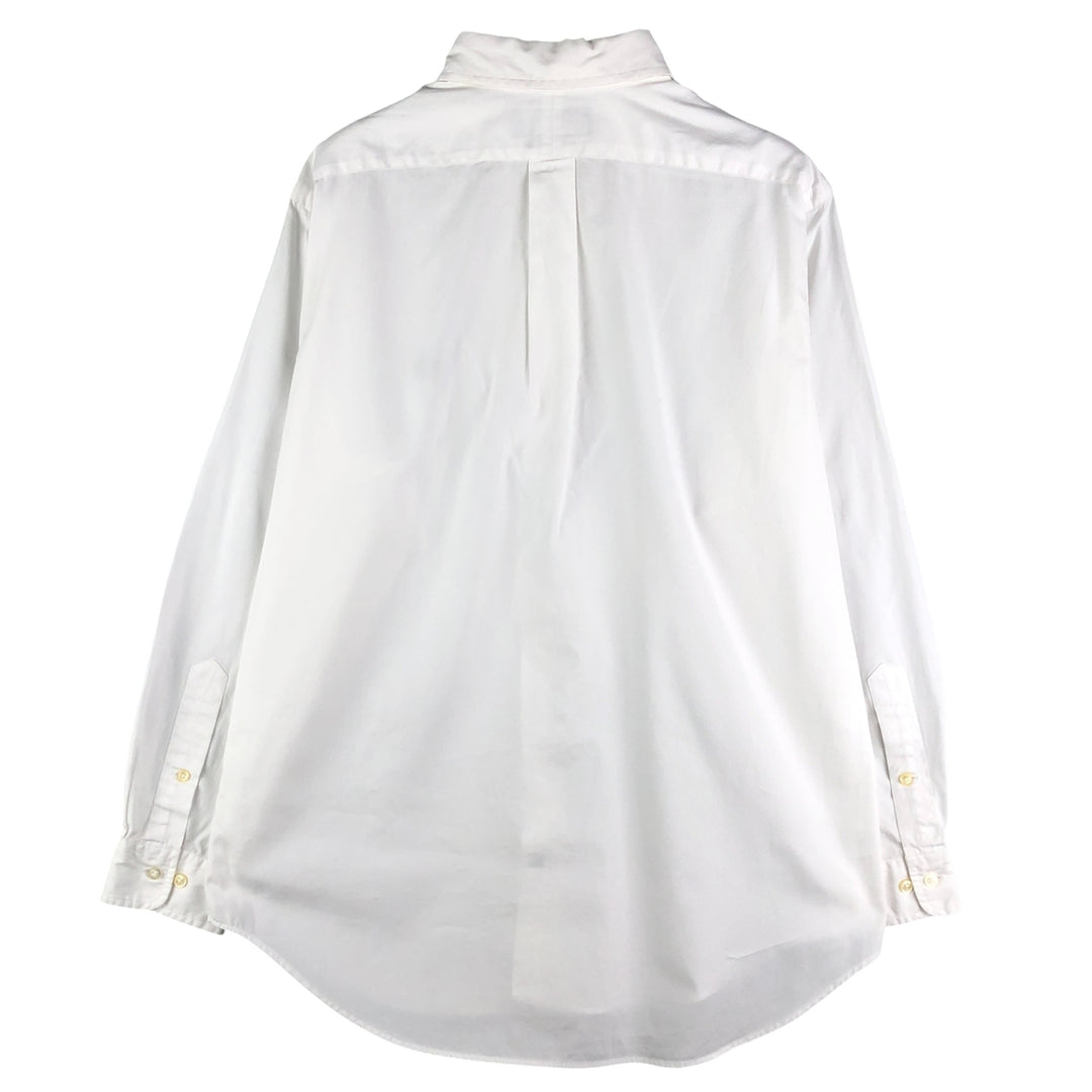 Ralph Lauren Classic Fit Long Sleeve Button Down Shirt Men's M cotton white type Vintage Second Hand