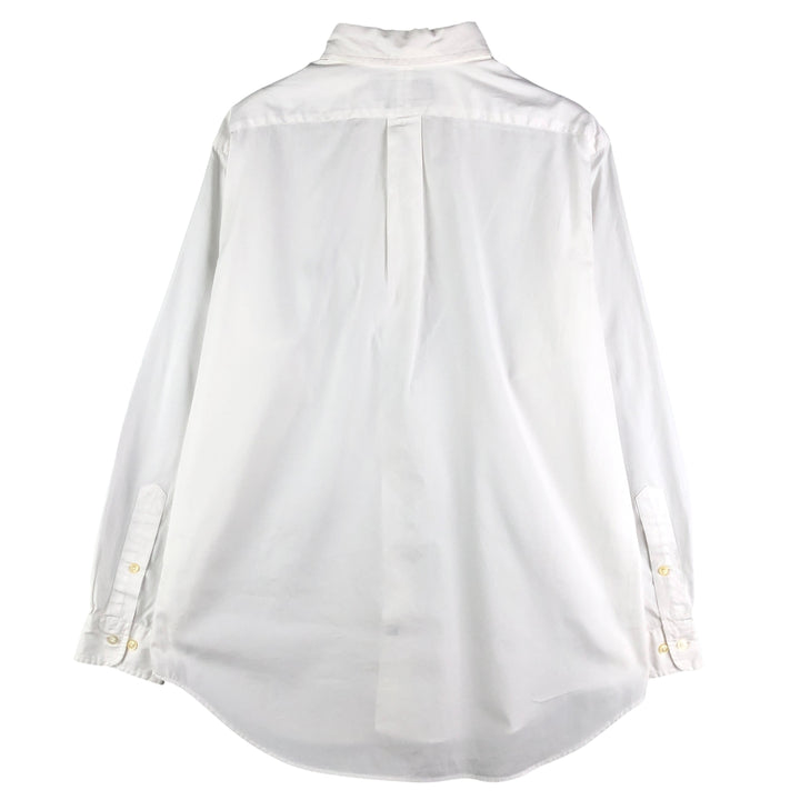Ralph Lauren Classic Fit Long Sleeve Button Down Shirt Men's M cotton white type Vintage Second Hand