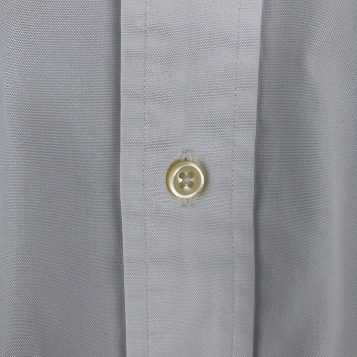 Ralph Lauren Classic Fit Long Sleeve Button Down Shirt Men's M cotton white type Vintage Second Hand