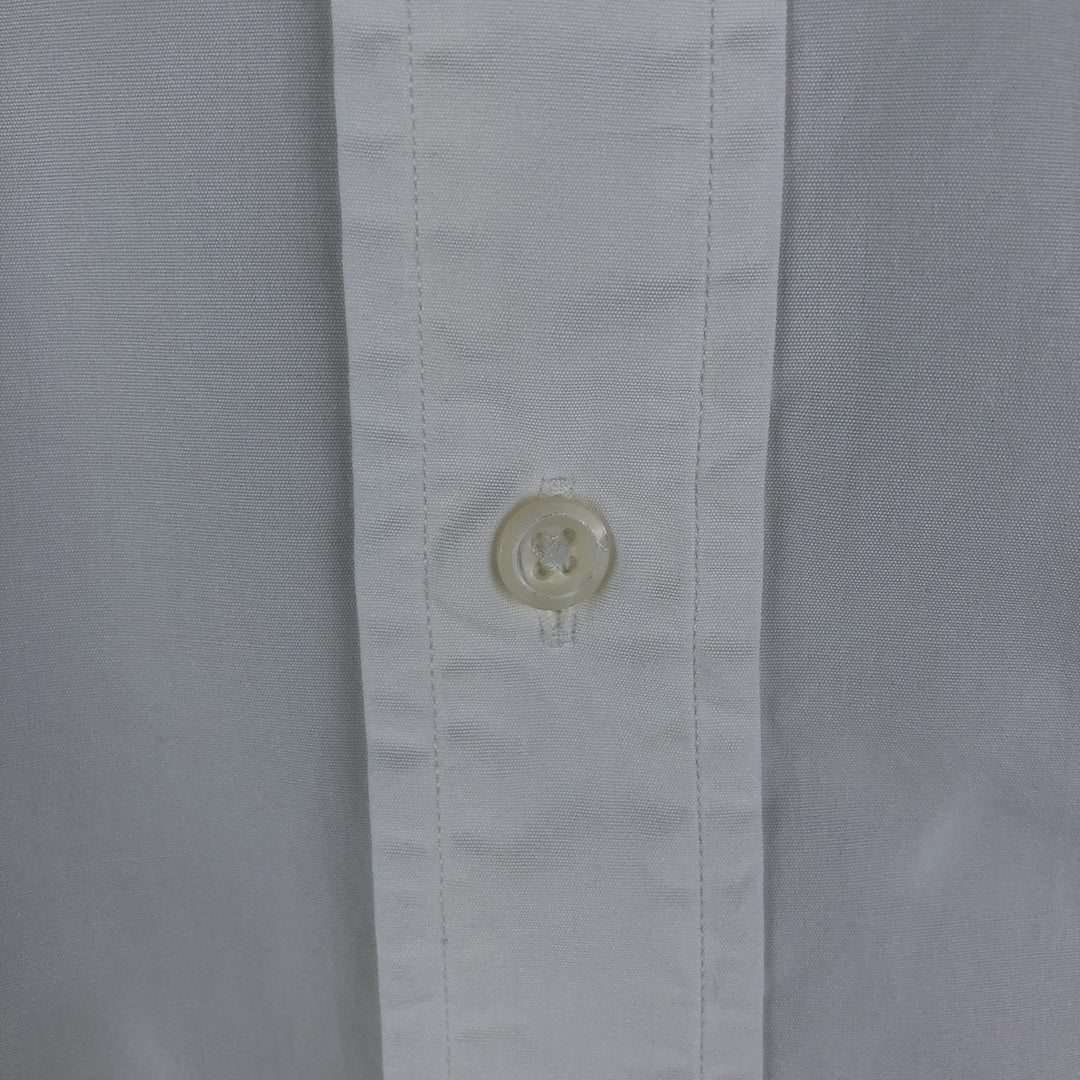 Ralph Lauren Estate Classic Fit Wide Collar Long Sleeve Cotton Shirt, Men's Size L cotton white type Vintage Second Hand