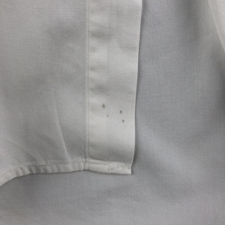 Ralph Lauren YARMOUTH long sleeve button down shirt, men's size L cotton white type Vintage Second Hand
