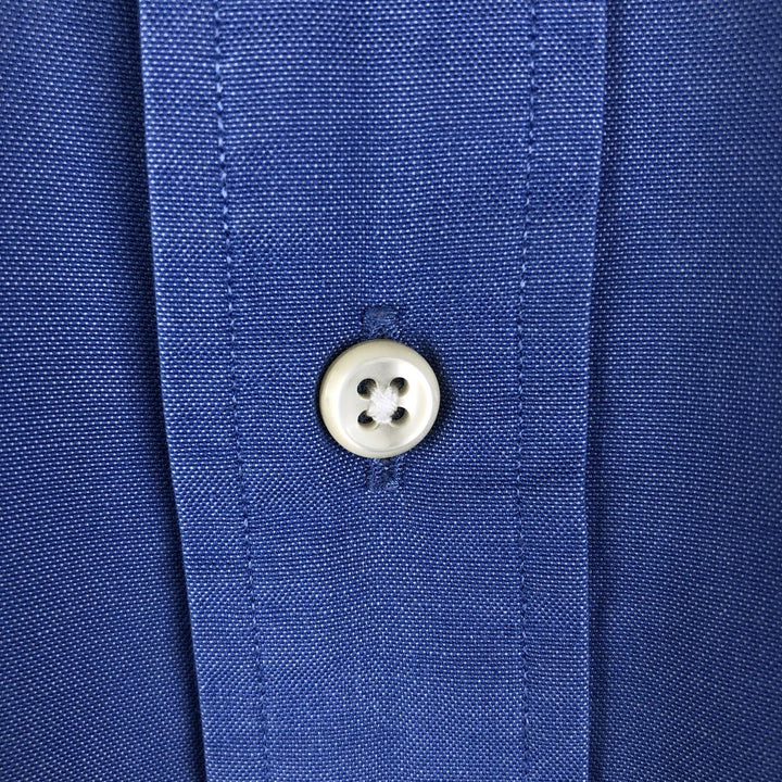 Ralph Lauren YARMOUTH long sleeve button down shirt, men's size L cotton blue type Vintage Second Hand