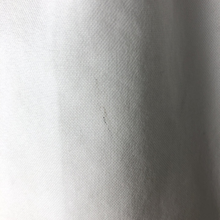 Ralph Lauren YARMOUTH long sleeve button down shirt, men's size M cotton white type Vintage Second Hand