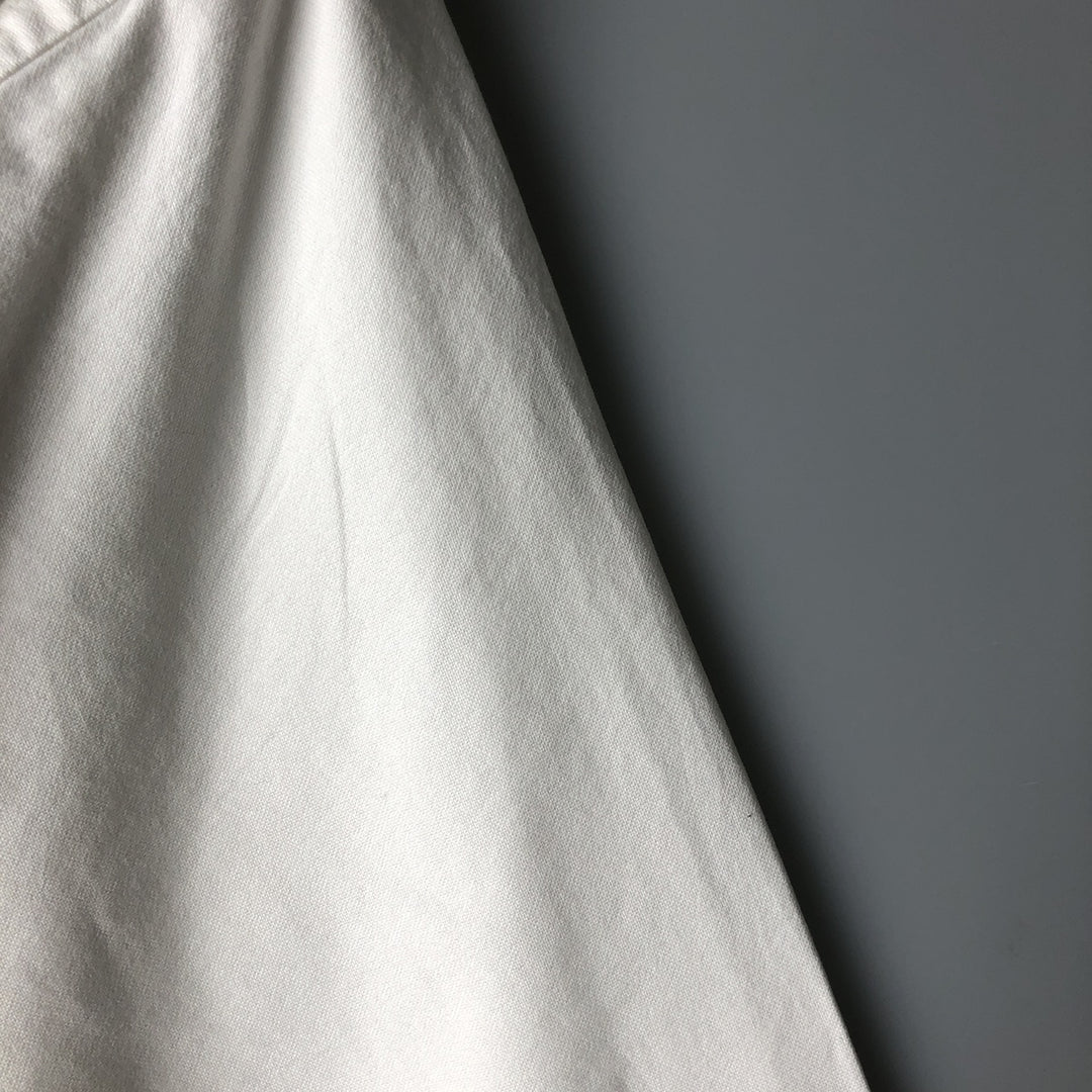 Ralph Lauren YARMOUTH long sleeve button down shirt, men's size M cotton white type Vintage Second Hand