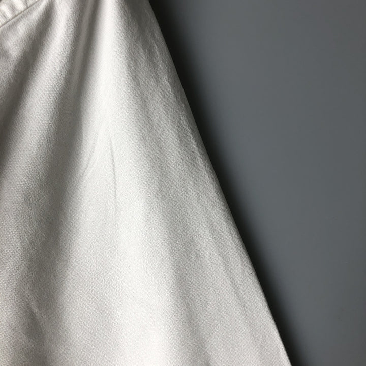 Ralph Lauren YARMOUTH long sleeve button down shirt, men's size M cotton white type Vintage Second Hand
