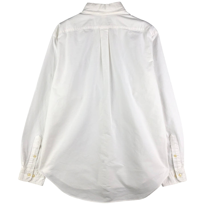 Ralph Lauren Classic Fit Long Sleeve Button Down Shirt, Men's Size L cotton white type Vintage Second Hand