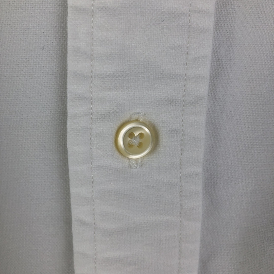 Ralph Lauren Classic Fit Long Sleeve Button Down Shirt, Men's Size L cotton white type Vintage Second Hand