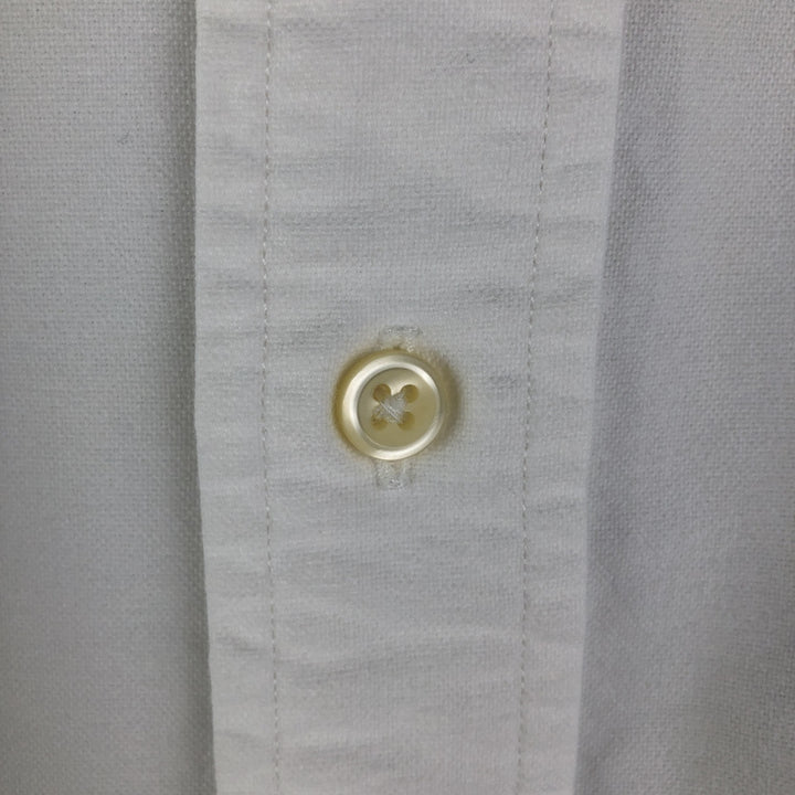 Ralph Lauren Classic Fit Long Sleeve Button Down Shirt, Men's Size L cotton white type Vintage Second Hand