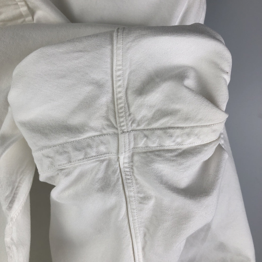 Ralph Lauren Classic Fit Long Sleeve Button Down Shirt, Men's Size L cotton white type Vintage Second Hand