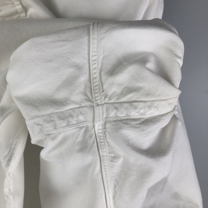 Ralph Lauren Classic Fit Long Sleeve Button Down Shirt, Men's Size L cotton white type Vintage Second Hand