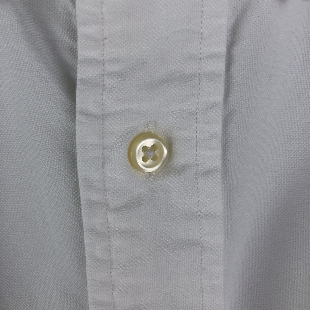 Ralph Lauren Classic Fit Long Sleeve Button Down Shirt, Men's Size L cotton white type Vintage Second Hand