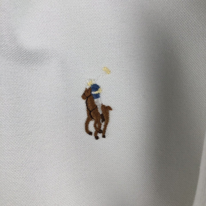 Ralph Lauren Classic Fit Long Sleeve Button Down Shirt, Men's Size L cotton white type Vintage Second Hand
