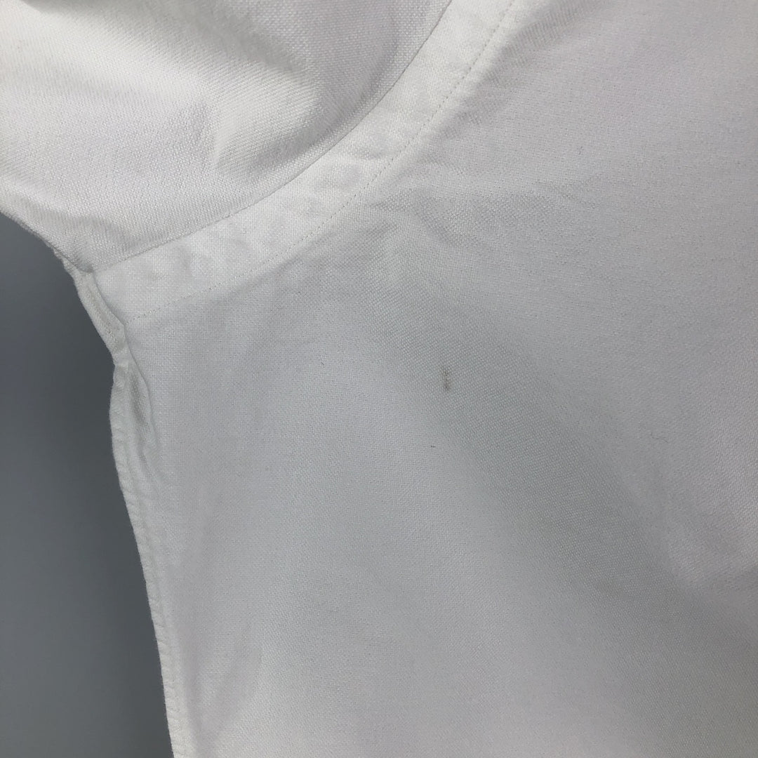 Ralph Lauren Classic Fit Long Sleeve Button Down Shirt, Men's Size L cotton white type Vintage Second Hand