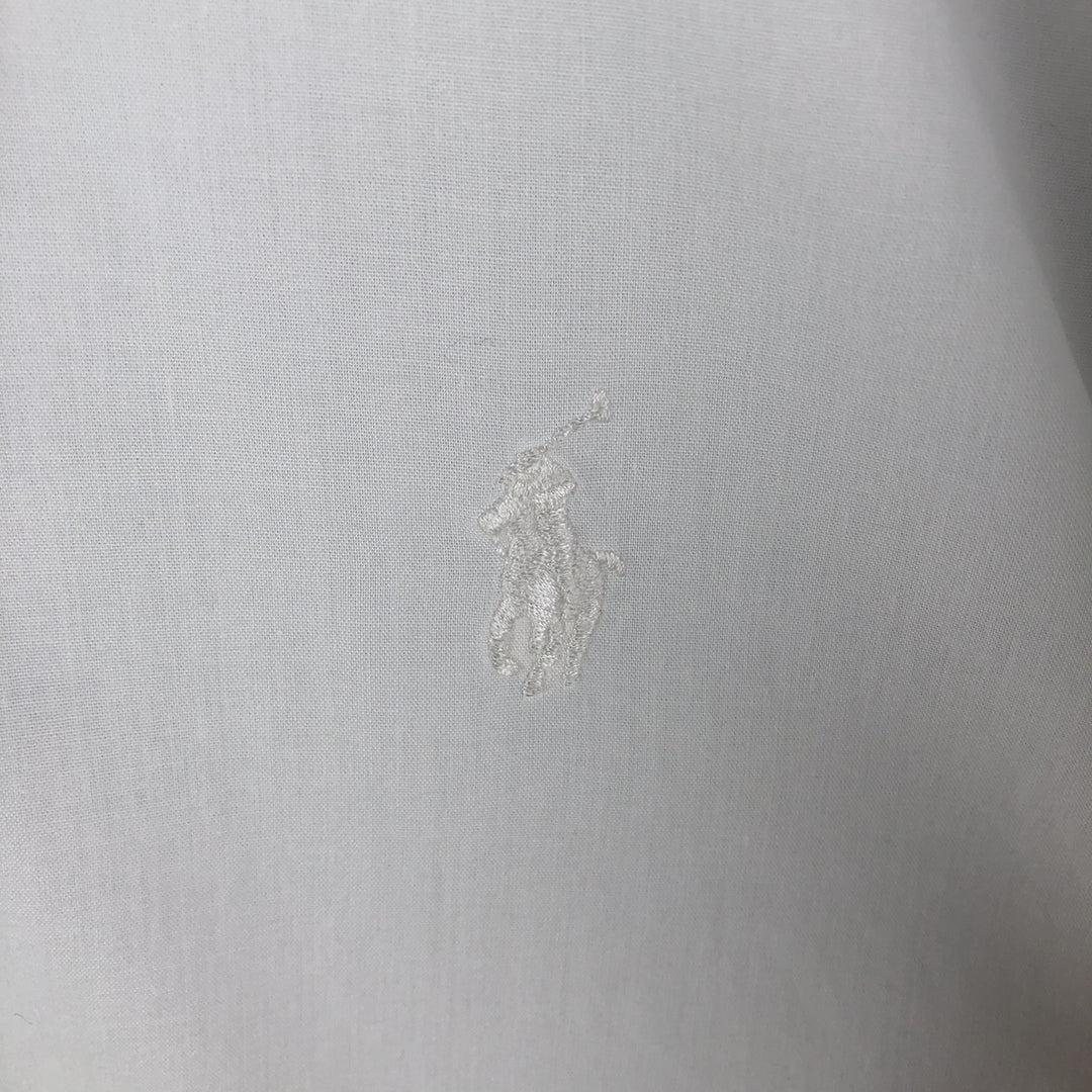 Ralph Lauren YARMOUTH long sleeve button down shirt, men's XXL size cotton white type Vintage Second Hand