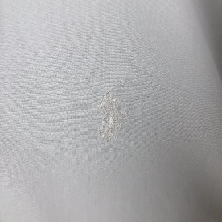 Ralph Lauren YARMOUTH long sleeve button down shirt, men's XXL size cotton white type Vintage Second Hand