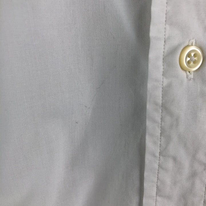 Ralph Lauren YARMOUTH long sleeve button down shirt, men's XXL size cotton white type Vintage Second Hand