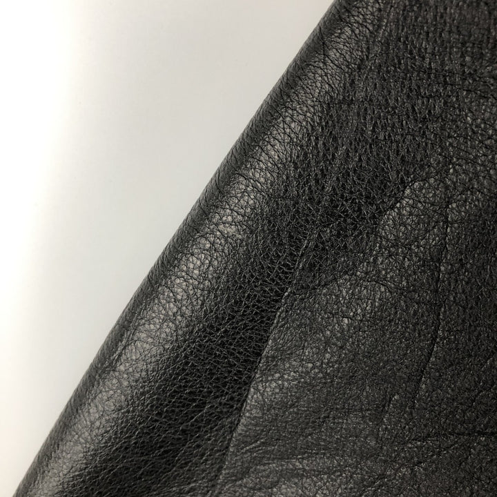 St. John's Bay Swing Top Padded Leather Blouson, Men's XL genuine leather black type Vintage Second Hand