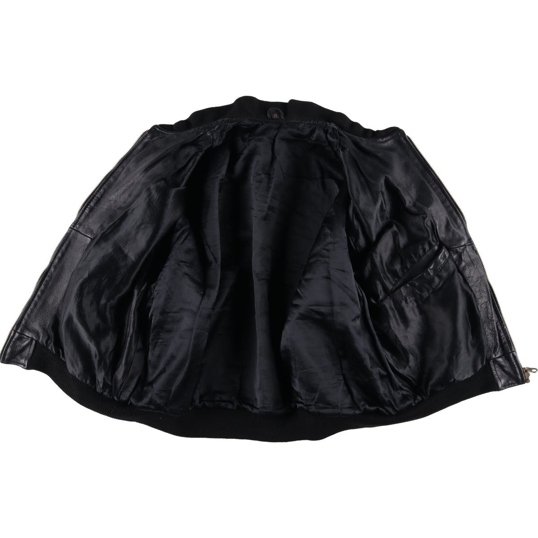 Vintage leather blouson, size M, for men unclear black type Vintage Second Hand