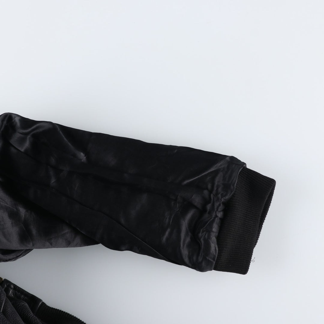 Vintage leather blouson, size M, for men unclear black type Vintage Second Hand