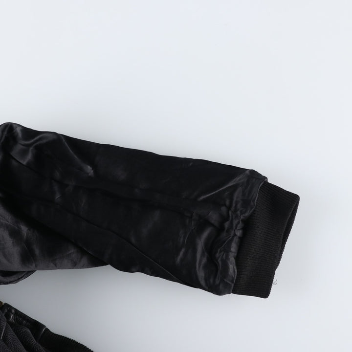 Vintage leather blouson, size M, for men unclear black type Vintage Second Hand
