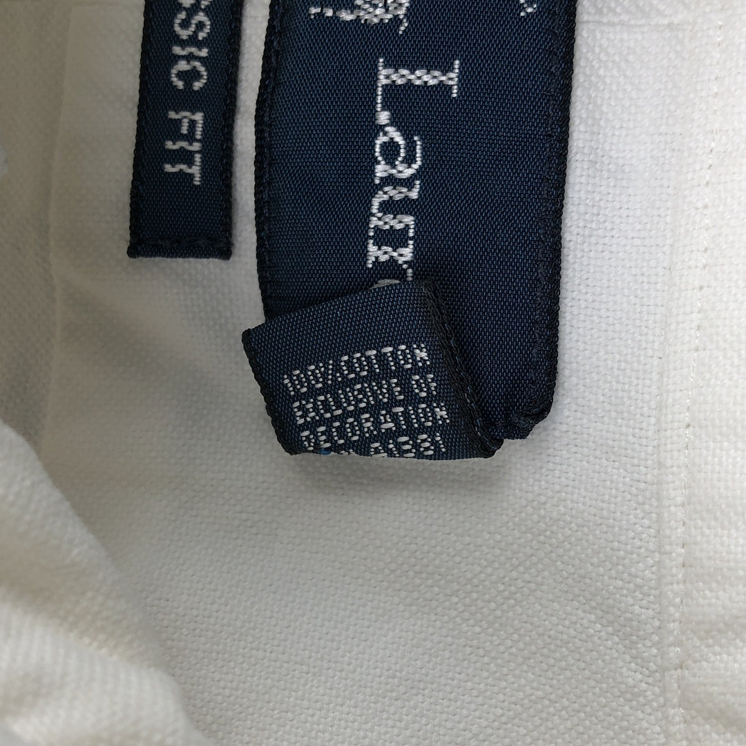 Ralph Lauren Classic Fit Long Sleeve Button Down Shirt Men's XL cotton white type Vintage Second Hand