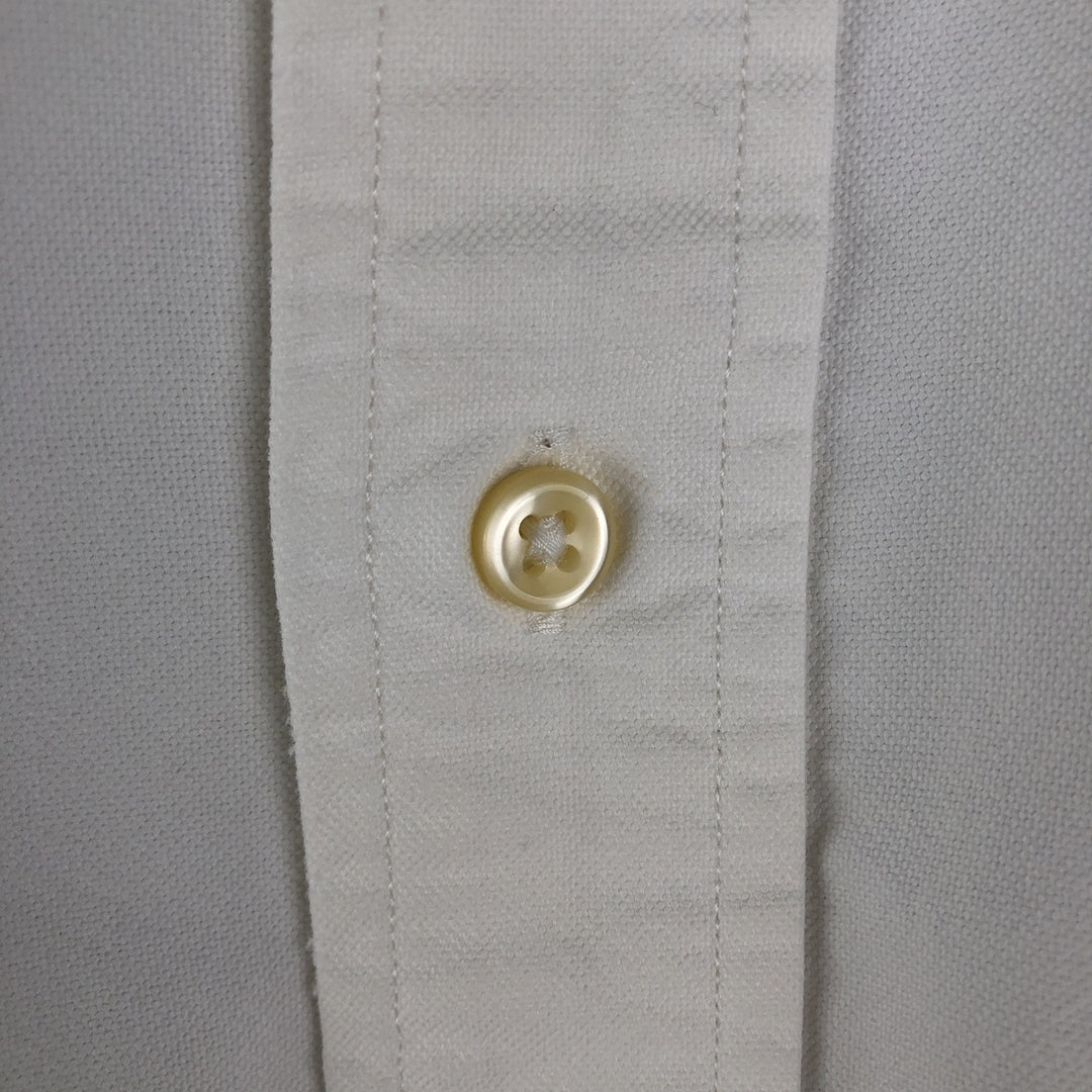 Ralph Lauren Classic Fit Long Sleeve Button Down Shirt Men's XL cotton white type Vintage Second Hand