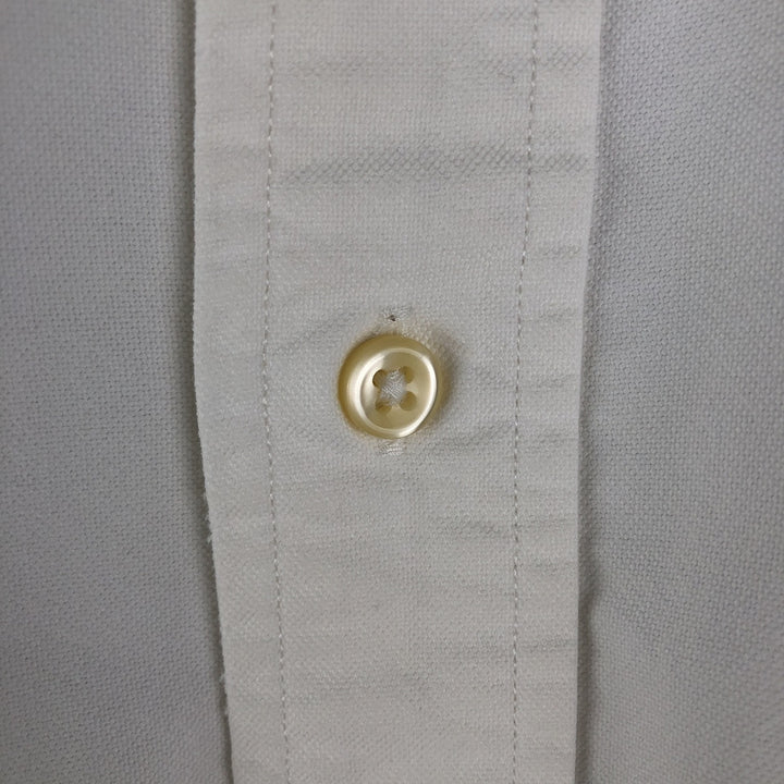 Ralph Lauren Classic Fit Long Sleeve Button Down Shirt Men's XL cotton white type Vintage Second Hand