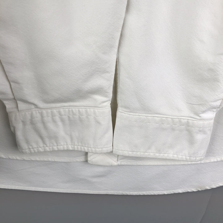 Ralph Lauren Classic Fit Long Sleeve Button Down Shirt Men's XL cotton white type Vintage Second Hand