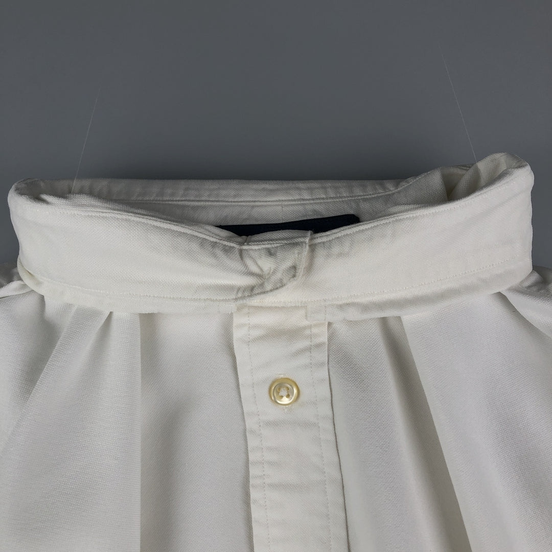 Ralph Lauren Classic Fit Long Sleeve Button Down Shirt Men's XL cotton white type Vintage Second Hand