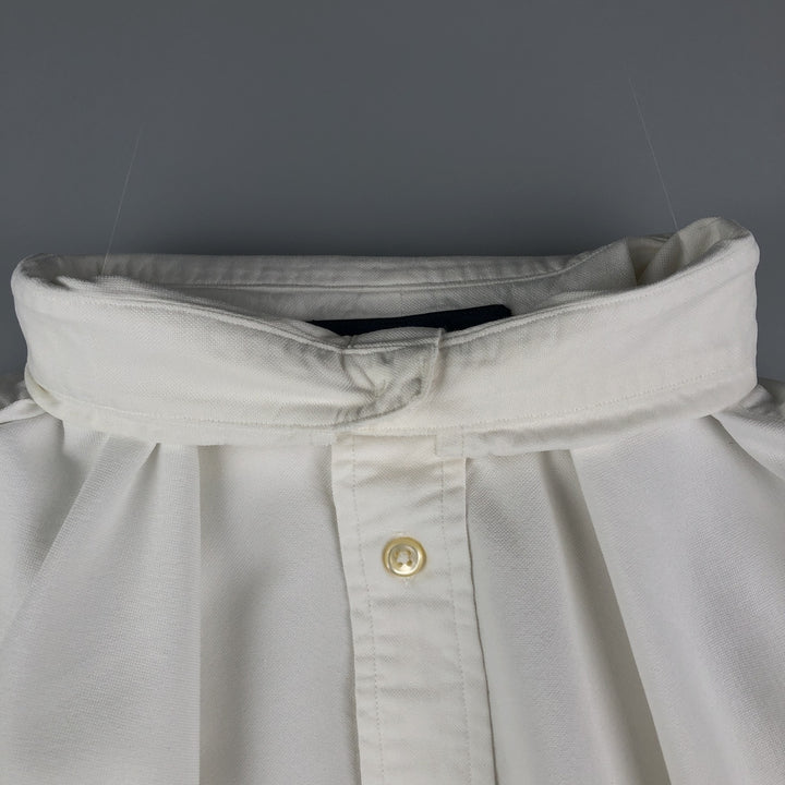 Ralph Lauren Classic Fit Long Sleeve Button Down Shirt Men's XL cotton white type Vintage Second Hand
