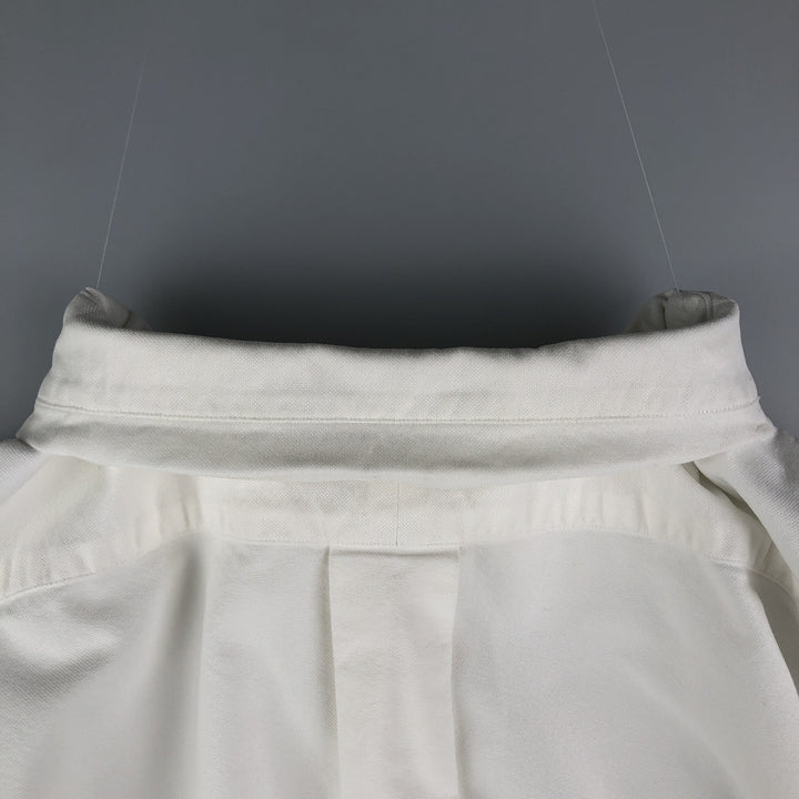 Ralph Lauren Classic Fit Long Sleeve Button Down Shirt Men's XL cotton white type Vintage Second Hand