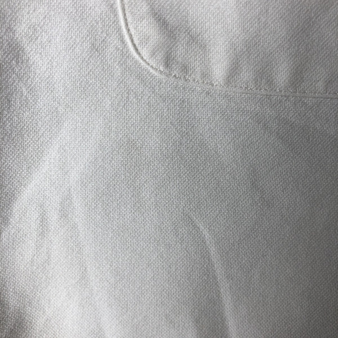Ralph Lauren BIG SHIRT Long sleeve button down shirt Men's XL size cotton white type Vintage Second Hand