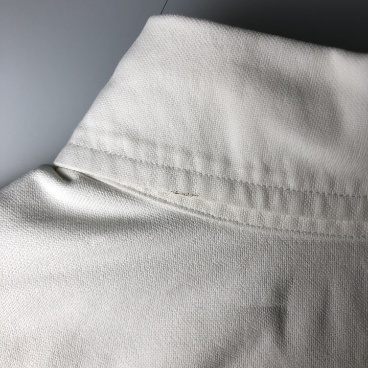 Ralph Lauren BIG SHIRT Long sleeve button down shirt Men's XL size cotton white type Vintage Second Hand