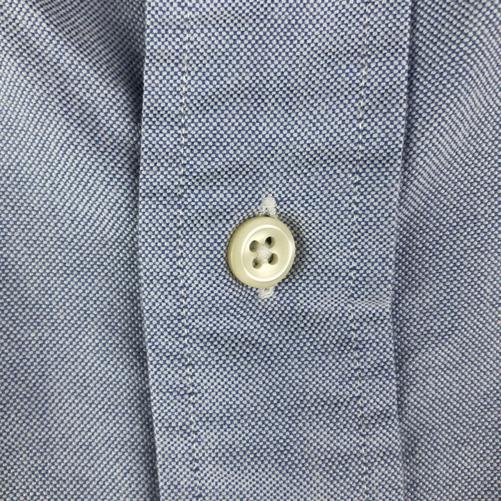 Ralph Lauren YARMOUTH long sleeve button down shirt, men's XL size cotton Blue type light blue Vintage Second Hand